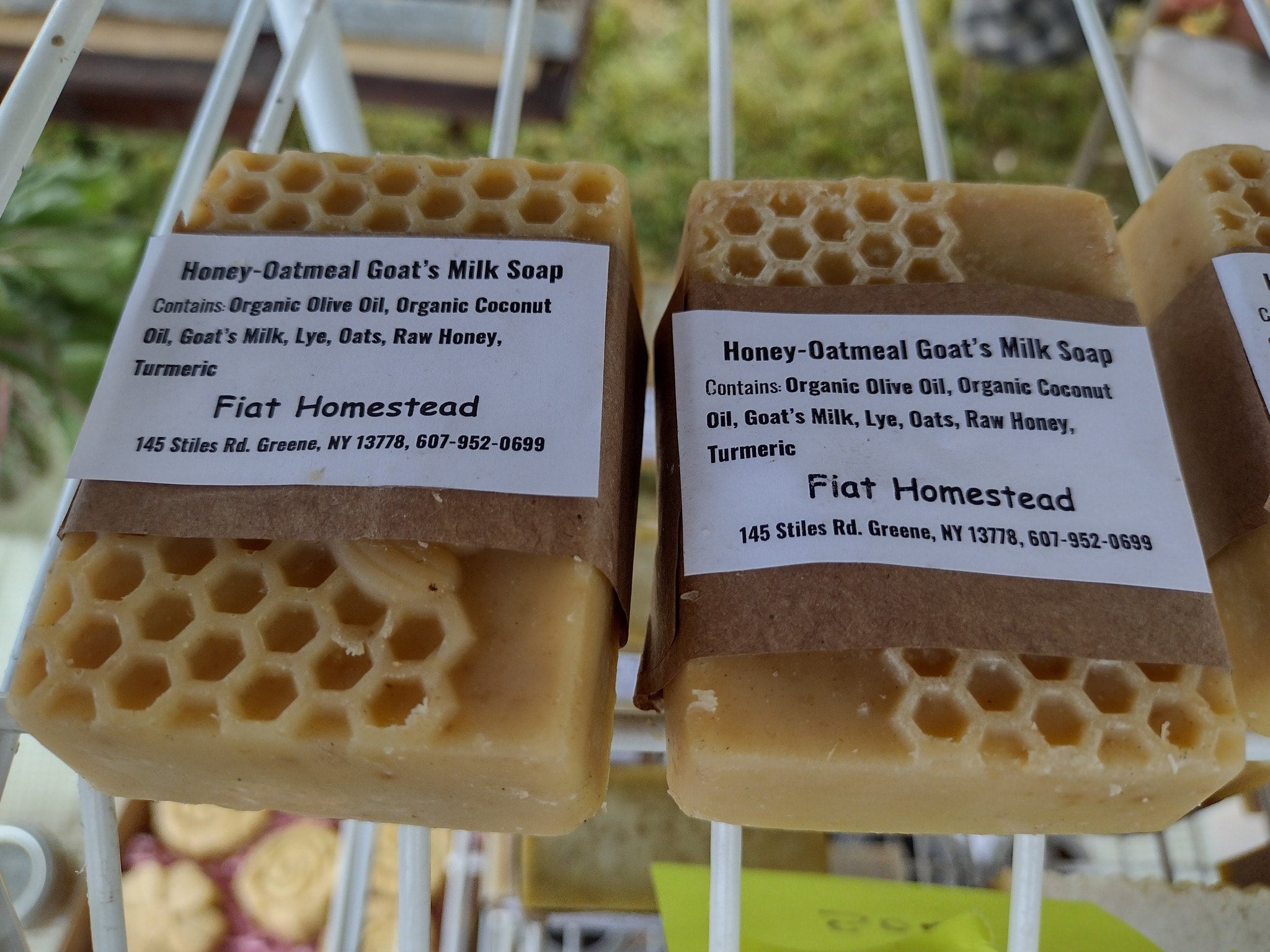 Honey + Oatmeal Goat's Milk Soap